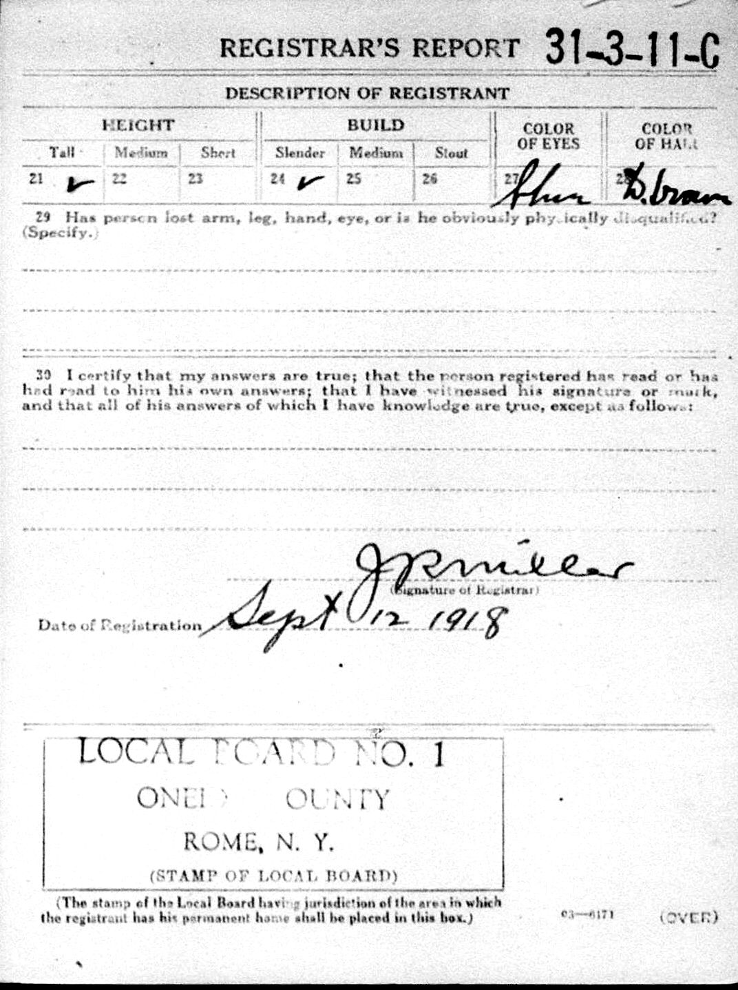 Draft Card