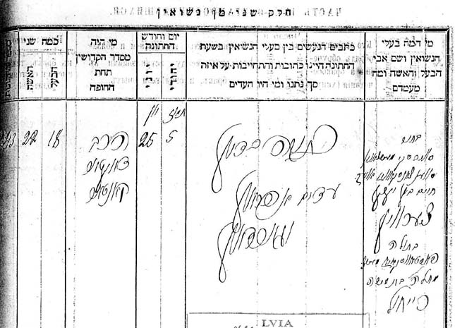 Marriage Record