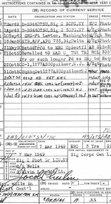Service Record