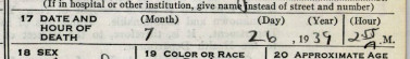 Louis Death Certificate